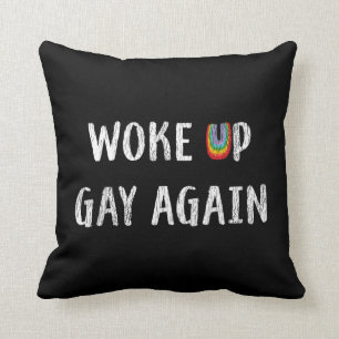 Almofada O Orgulho LGBT Arremessou Gay de Novo