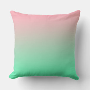 Almofada O pastel cor-de-rosa e verde-claro deve ser sempre