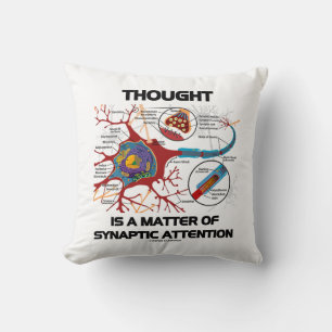 Almofada O pensamento é uma matéria da atenção Synaptic (o