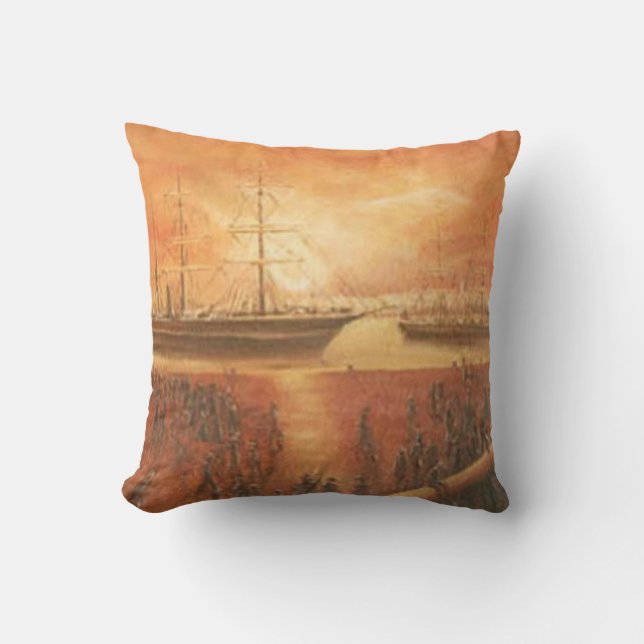 Almofada O pôr do sol no passado (Frente)