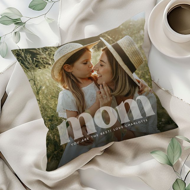 Almofada O Presente Personalizado Definitivo: Mãe Elegante (Criador carregado)