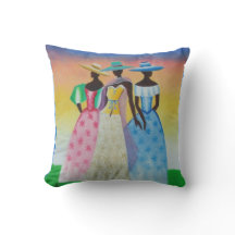 O preto é travesseiro decorativo africano bonito