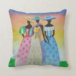 Almofada O preto é travesseiro decorativo africano bonito