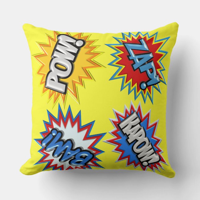 Almofada O prisioneiro de guerra 3D das explosões da banda (Frente)