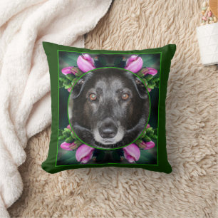 Almofada O Quadro Da Flor Turtlehead Cria A Sua Própria Fot