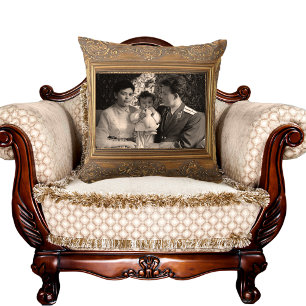 Almofada O quadro de madeira extravagante adiciona o
