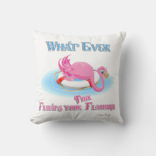 Almofada O Que Flutuar Seu Flamingo Rosa