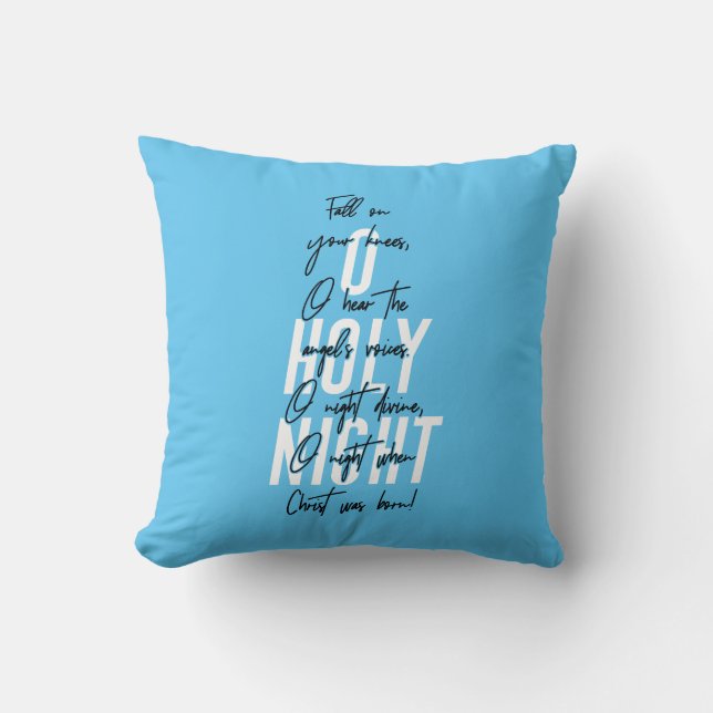 Almofada O Santo Natal Lyric (Frente)