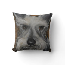 O Schnauzer 2 - travesseiro decorativo
