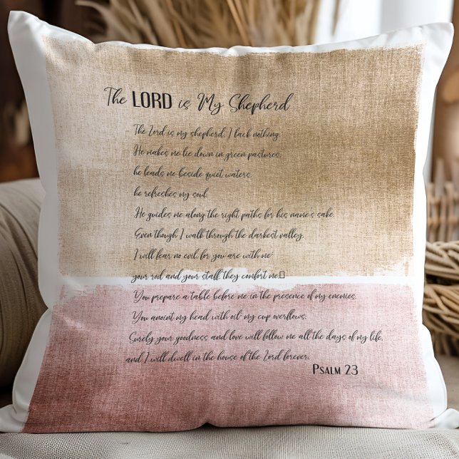 Almofada O Senhor é meu Pastor Salmo 23 (Criador carregado)