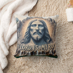 Almofada O Senhor É Minha Pedra;PSALM 18;2 Tem Altura