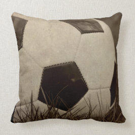 Almofada O Sepia tonificou a bola de futebol