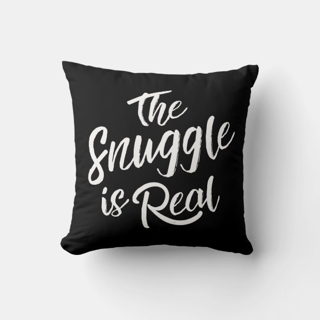 Almofada O Snuggle é preto real de | (Frente)