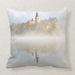 Almofada O sol nasce no Lago Bled