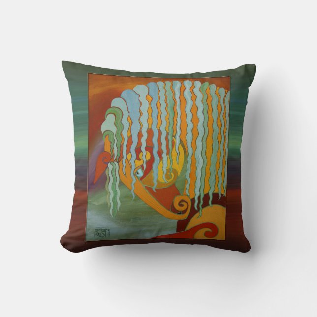 Almofada O Tao do travesseiro do cavalo da intensidade (Frente)