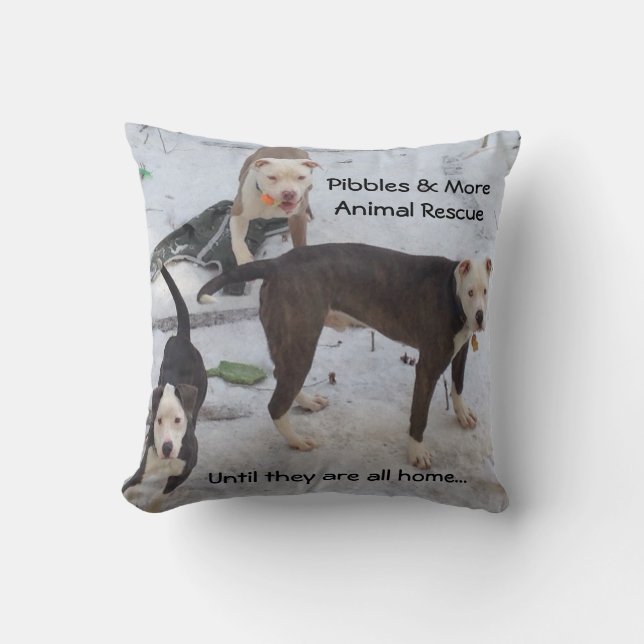 Almofada O TRAVESSEIRO de PMAR, Adopt não compra (Frente)