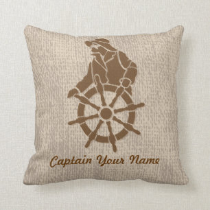 Almofada O travesseiro decorativo customizável do capitão