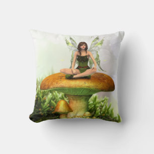 Almofada O travesseiro decorativo da fada do Toadstool