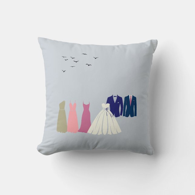 Almofada O Travesseiro decorativo da Festa de casamento (Frente)