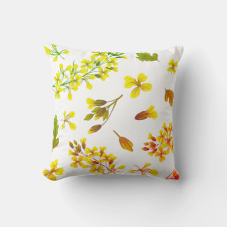 Almofada O Travesseiro decorativo de Padrão Floral do outon