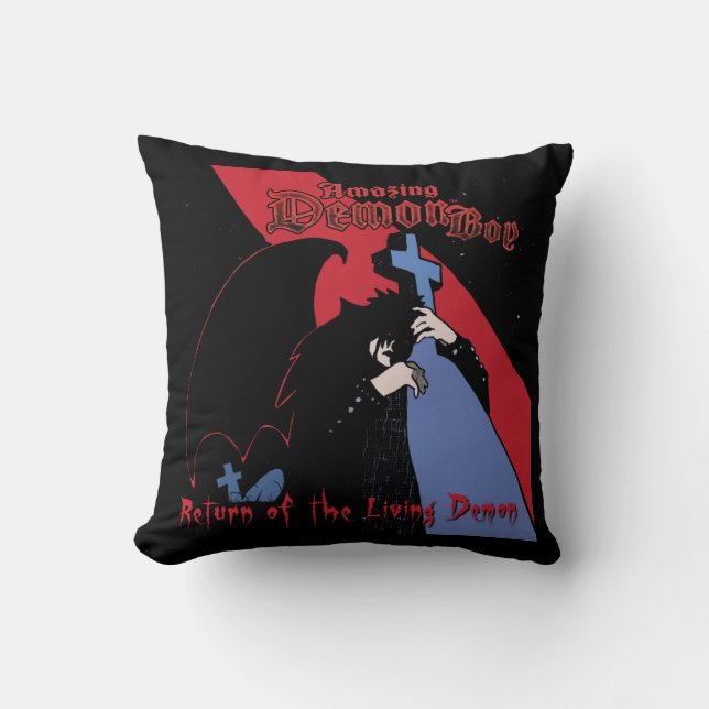 Almofada O Travesseiro decorativo Demônio Incrível Retorno  (Frente)