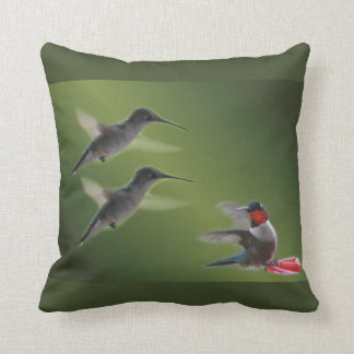 Almofada o travesseiro decorativo do colibri personaliza