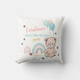 Almofada O Travesseiro decorativo primeiro aniversario com