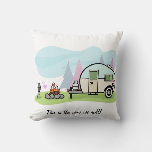 Almofada o travesseiro do campista isto é a maneira que nós (Frente)