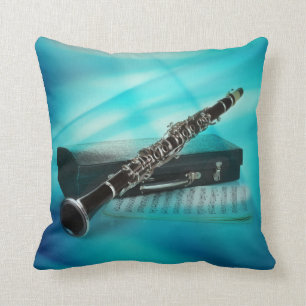 Almofada O travesseiro dos azuis do clarinete