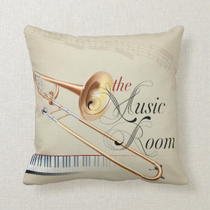 Almofada o Trombone da sala da música