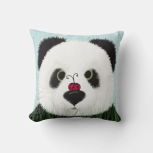 Almofada O Urso De Panda E O Ladybug