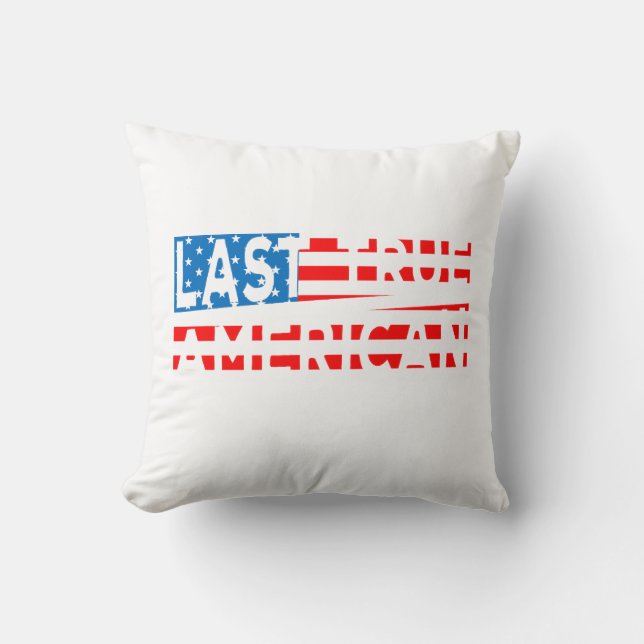Almofada O Verdadeiro Patriota Americano (Frente)