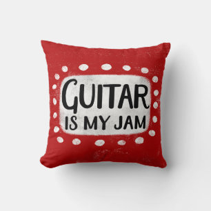 Almofada O Violão É O Meu Travesseiro decorativo