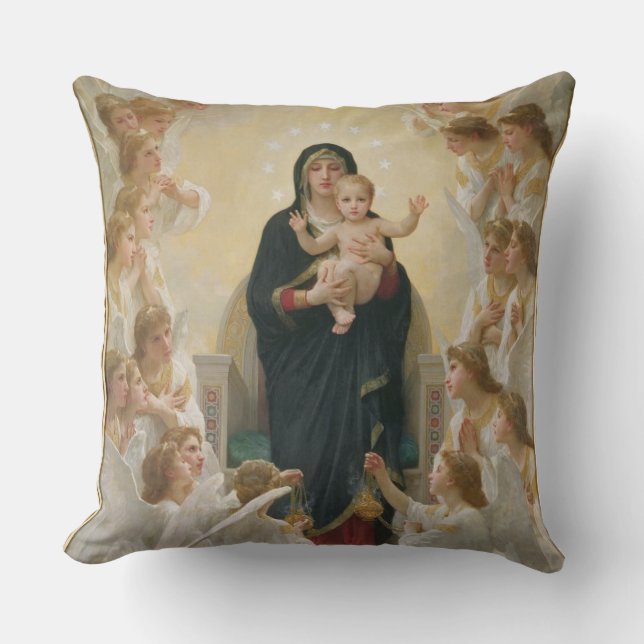 Almofada O Virgin com Anjo, 1900 (Frente)