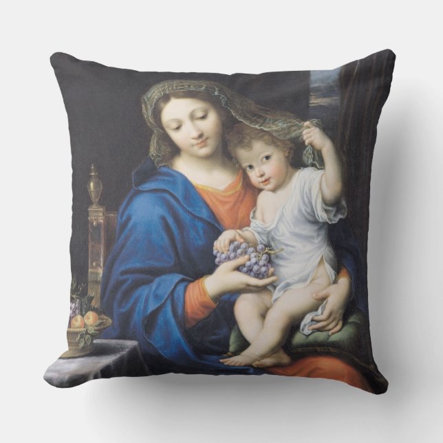 Almofada O Virgin das uvas, 1640-50 (Frente)