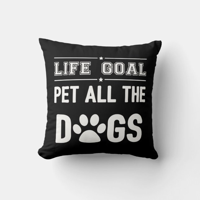 Almofada Objetivo da Vida: Pet All Dogs II (Frente)