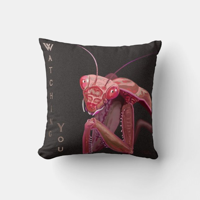 Almofada Observando você - Versão Rosa (Frente)