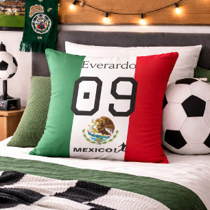 Almofada Obtentor de Metas Bandeira do México Esportes Pers