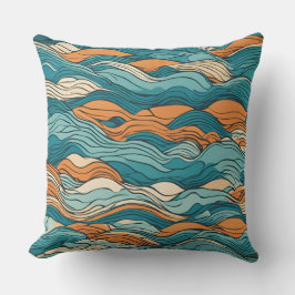Almofada Ocean Currents: Stylized Wave Pattern