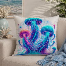 Oceano Brilhante: Travesseiros decorativos inspira