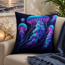 Oceano Brilhante: Travesseiros decorativos inspira