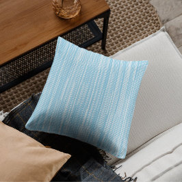 Almofada Oceano com textura azul-céu inspirado