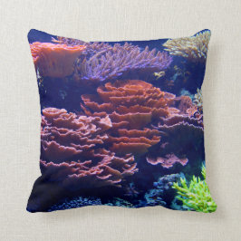 Almofada Oceano sob água, vida marinha, imagem real