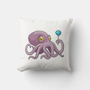 Almofada Octopus com pirulito