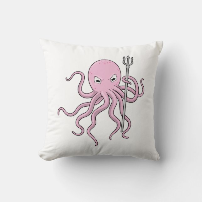 Almofada Octopus como assistente com Trident (Frente)