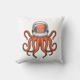 Almofada Octopus como astronauta