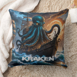 Almofada Octopus De Lula Gigante Kraken Como Criatura De Mo