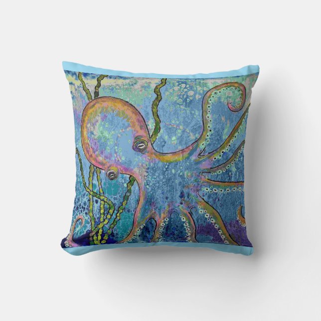 Almofada Octopus Throw Pillow (Frente)