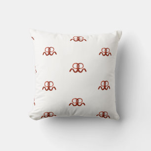 Almofada Octopus vermelho