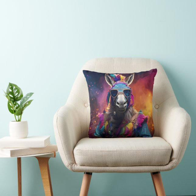 Almofada Óculos Azuis Funky Donkey (Cadeira)